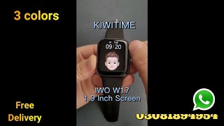 IWO W17 Smart Watch 1 9 inch Square Screen | W17 Smartwatch Unboxing \u0026 Review | 17watch