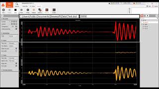 Dewesoft X Spring Mass Data Example