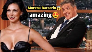 Late late show with Craig Ferguson with Morena Baccarin amazing show make feel good 🤗 #craigferguson