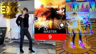 【DANCE aROUND】「Mermaid girl」(MASTER/Lv.9)EXCELLENT【ダンアラ】