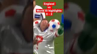 England vs World XI highlights 0-3