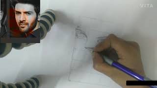 #kartikAaryan How to draw Kartik Aaryan Step by Step // full  outline tutorial for beginners