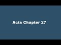 Acts 27 - The Voyage to Rome Begins