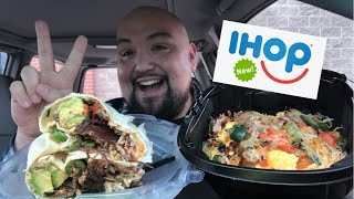 New IHOP Spicy Shredded Beef Burrito 🌯 Country Breakfast Bowl 🍳 Mukbang Review