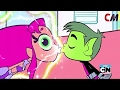 Teen Titans Go! The Inner Beauty of a Cactus  Star fire Kisses Beast Boy