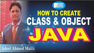 How to Create Class & Object in Java Urdu Hindi Java beginners
