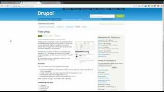 Drupal 7 Field Group Module - Daily Dose of Drupal Episode 6