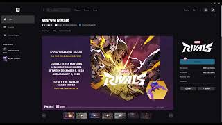 How To Install Marvel Rivals On Epic Games Launcher