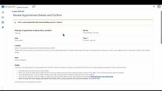 UTC Navigate - Scheduling a Tutoring Appointment