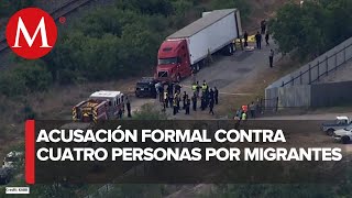 Van cuatro detenidos por caso de migrantes muertos en Texas