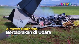 TRAGIS! 2 Pesawat Militer Saling Tabrakan, Semua Pilot Tewas