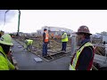 timelapse load in station concrete pour january 2022