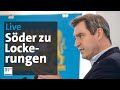 BR24live: Söder legt Lockerungsplan vor - Schulen, Kitas, Gastro | BR24