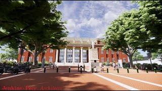 Alexander County Courthouse Render Animation