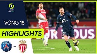Highlights PSG vs Monaco l Messi  Kiến Tạo Cho Mbappe Đem Lại Chiến Thắng Cho PSG
