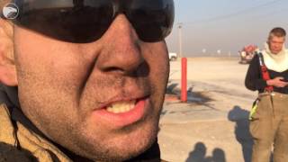 Volunteer firefighter describes fighting blaze