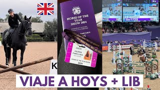 VLOG - Aventura en UK 🇬🇧✈️ HOYS 2024, cavalettis con Lib 🦘+ me arruino 💸 comprando libros 📚📖