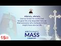 WEDNESDAY OF THE SECOND WEEK OF EASTER  || Daily TV Mass, 15th April 2026