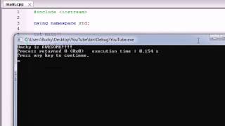 Buckys C++ Programming Tutorials 8 if Statement | C++ Tutorial