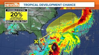Tracking the tropics: System brings rain to Florida