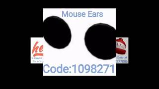 Mouse Ears Roblox Mickey Mouse Clubhouse Transparent Clipart