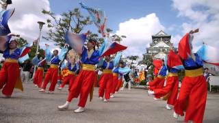 よさこいち～夢 笑輝 第6回よさこい大阪大会 大阪城天守閣前広場