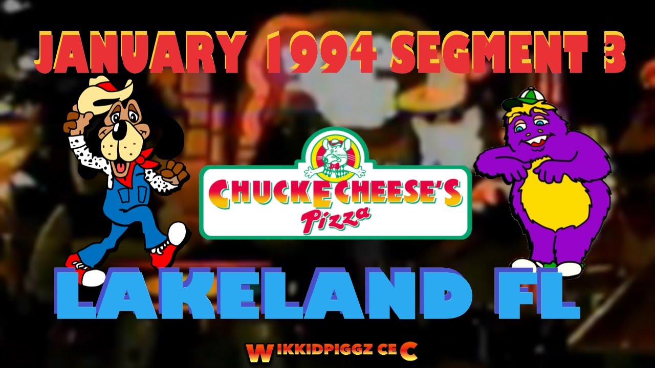 Chuck E Cheese January 1994 Segment 3 Lakeland Fl Youtube