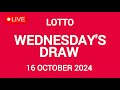 The National Lottery Lotto Draw Live results from Wednesday 16 October 2024 | tonight's lotto