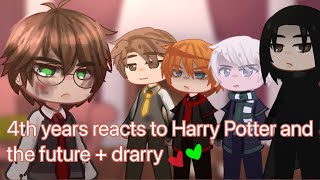 Harry Potter reacts to Harry and the future + drarry ❤️💚 ⚠️ Angst (Fixed)