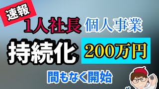 速報・持続化補助金２０２４・個人事業・１人社長・中小企業も小規模事業者２００万円・５０万円・２５０万円【中小企業診断士YouTuber マキノヤ先生】1645回