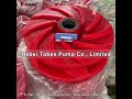 tobee slurry pump poly lined impeller e4147u38 u01