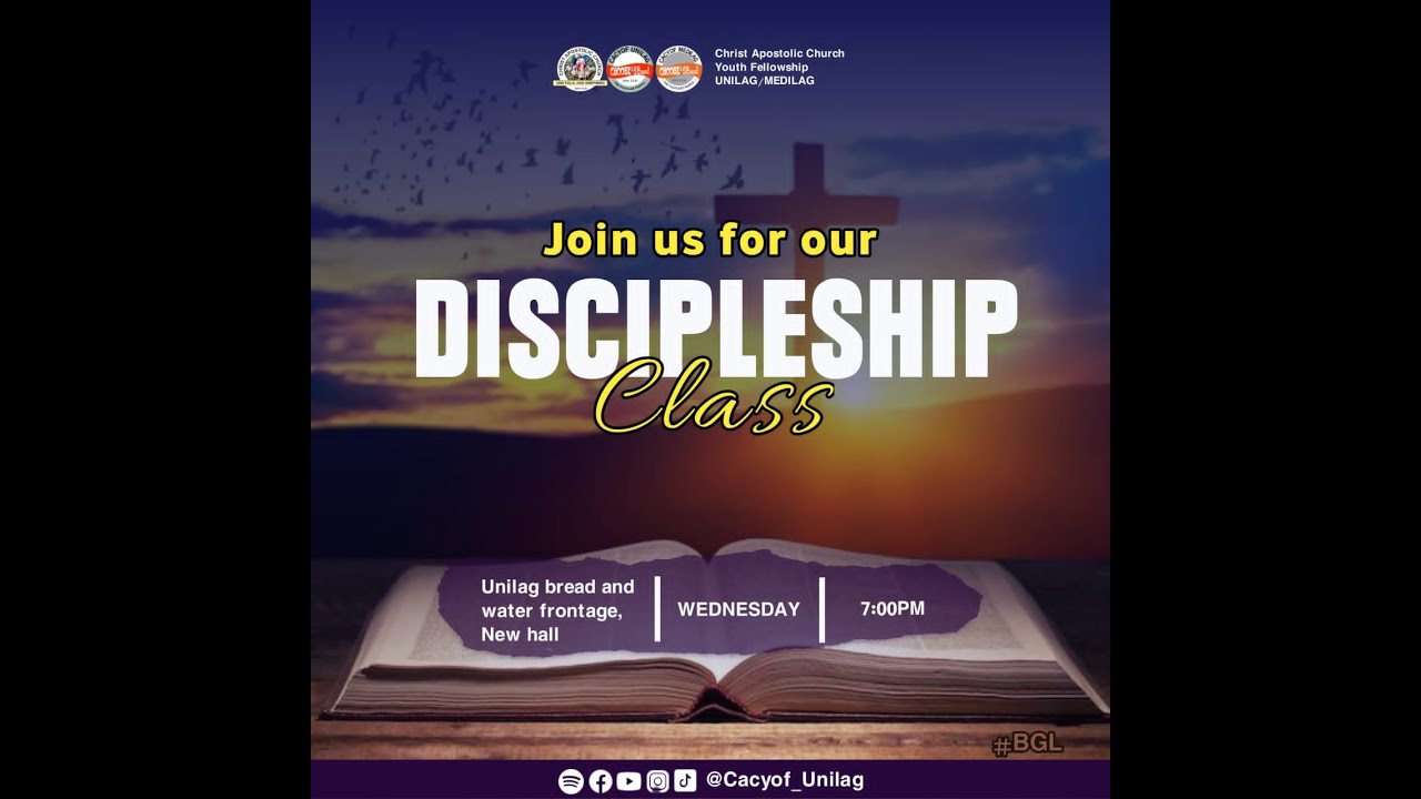 Discipleship Class Youtube