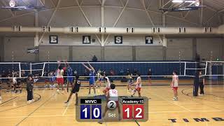 2024-11-24 Academy Boys 15 Alan vs. MVVC 15 National - 2nd set (3PM)