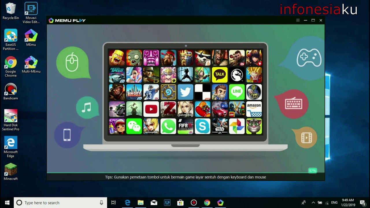 Ini Nih EMULATOR ANDROID Yang Paling RINGAN Dijamin, Dual Core, Ram 1GB ...