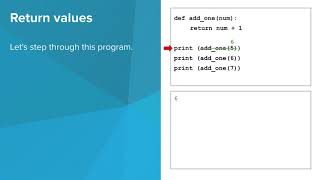Python- Functions and Return Values