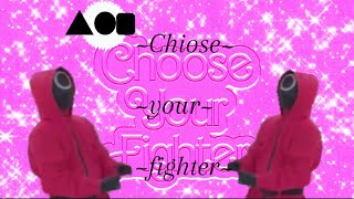 Choose your fighter Squid Game remix |original|Vichi.Roblox|Squid Game|Choose your fighter|remix|🦋