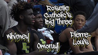 Roselle Catholic 61 St. Mary (Eliz.) 47 | Whitney, Pierre-Louis, Omoruyi Dominate