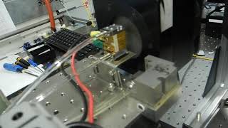 out put 1200W diode laser bars test video