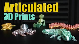 5 FUN Articulated Things to 3D Print First 2024