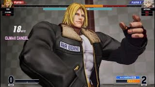 KOF15　テリー　孤高の最強キャラ　ドットから20Hit7割コンボ　上手すぎる…