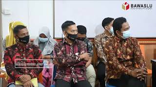 Rakor SDM Bersama Bawaslu Kabupaten/Kota dan Panwascam PSU Jambi