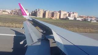 Airbus A321 Wizzair (4K) landing at Rome Ciampino Airport #wizzair