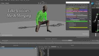 MotionBuilder Python Tools - Take Utilities (Mesh Merging)