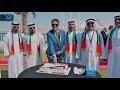 galadari brothers hoist the national flag to celebrate uae flag day