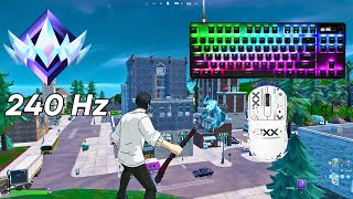 SteelSeries Apex Pro TKL ASMR😴 Fortnite OG Ranked Reload🏆 Satisfying Keyboard Fortnite 240 FPS