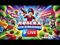 Mabar bareng roblox yuk dan main game random diroblox ( open add