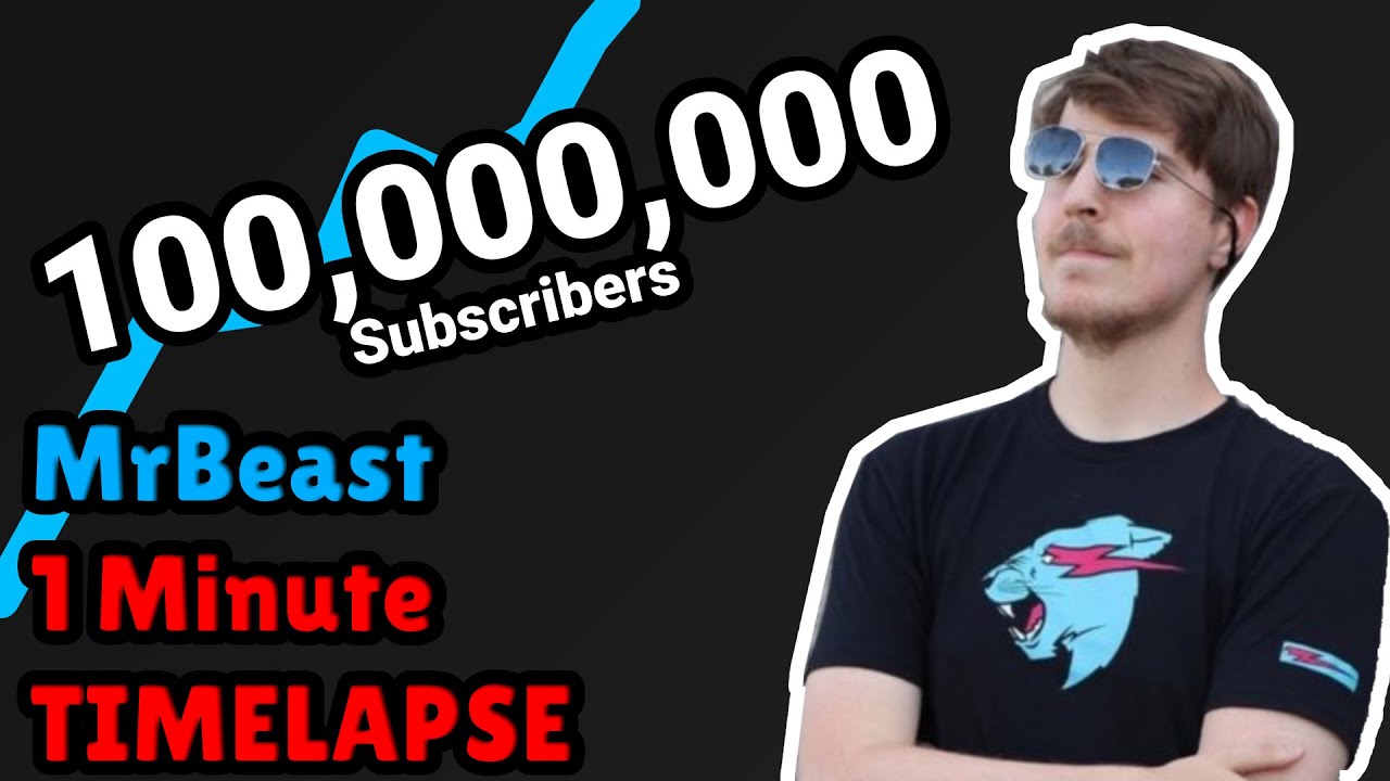 MrBeast Hitting 100 Million Subscribers! [TIMELAPSE] - YouTube