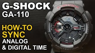 Gshock GA-110 - Adjusting watch hands - module 5146