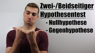 Zweiseitiger Beidseitiger Hypothesentest - Nullhypothese und Gegenhypothese | Fit im Mathe-Abi