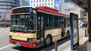 長野電鉄バス前面展望 車窓 長野駅→飯綱町役場/ 吉村・牟礼線 長野駅1140発(飯綱営業所行)